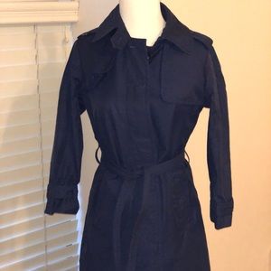 Gap 3/4 sleeve Navy Trench Coat